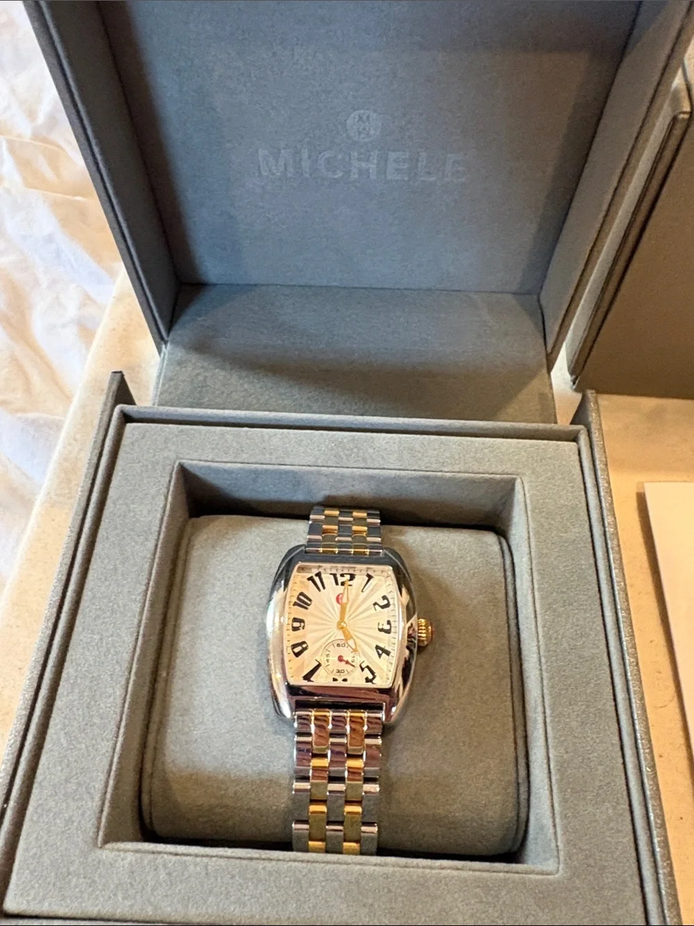 Michele Women's Mixed Metals Urban Bracelet Watch